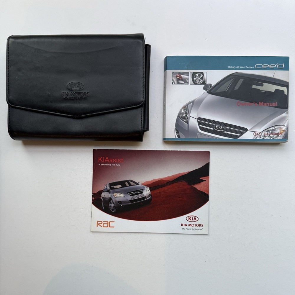 KIA CEED OWNERS MANUAL HANDBOOK 2008 PRINT - WALLET PACK 2006 - 2009