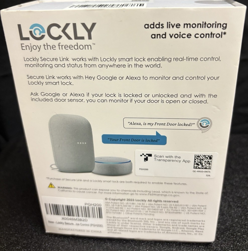 Lockly Secure Link Wi-Fi Hub