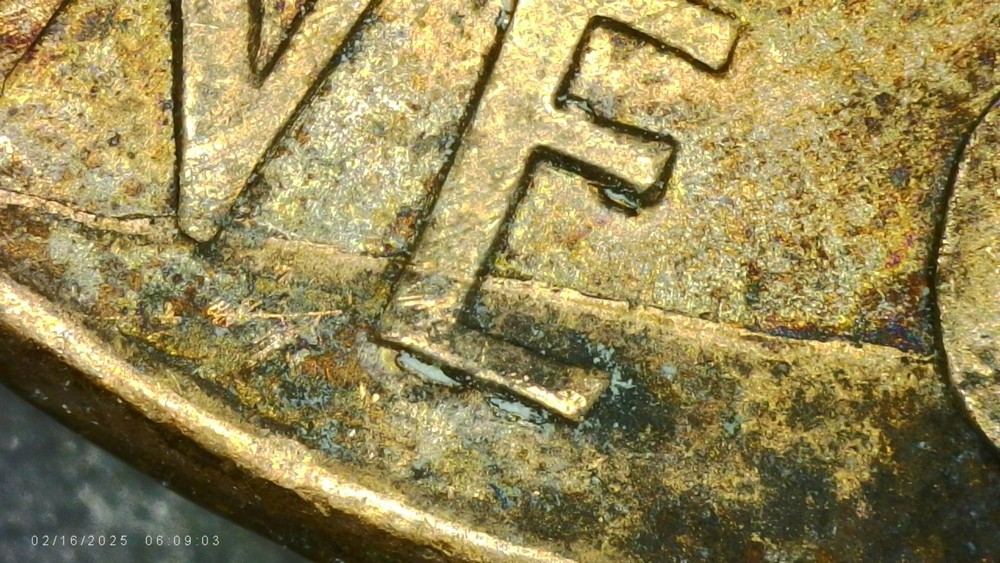 1989 D Penny , 2.446 grams , error , see pics