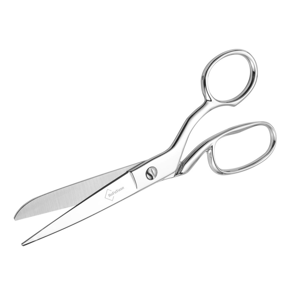 Professional Stainless Steel Fabric Scissors, 8-Inch Heavy Duty MultiPurpose ...