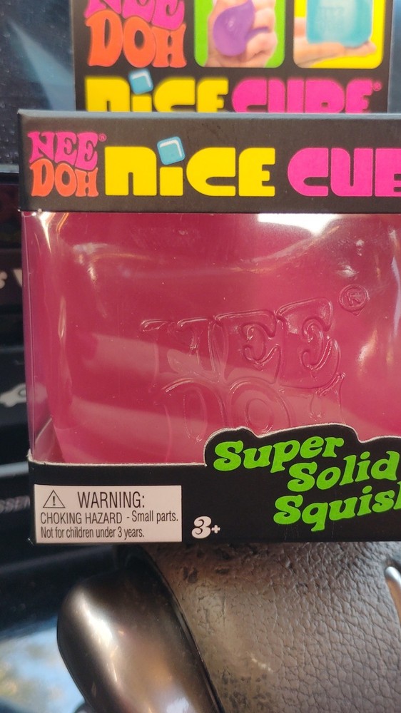 Schylling Super Solid Squish Squeeze Ball Pink Stress Reliever Toy