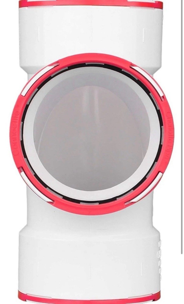 Charlotte Pipe & Foundry 4792958 3x3x3 in. Dia. Connectite PVC Sanitary Tee