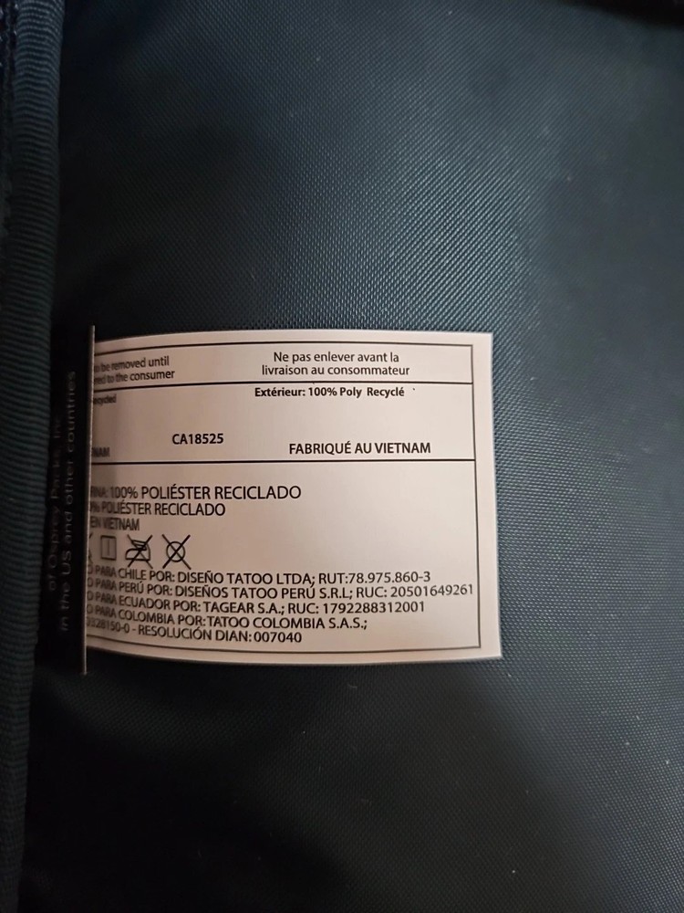 Osprey Arcane Duffel Bag/Backpack 30L. Stargazer Blue.