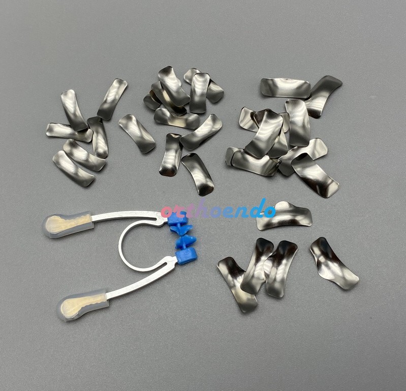 Dental Sectional Contoured Matrice Matrix Bands System Refill + Clip Ring G2 Kit