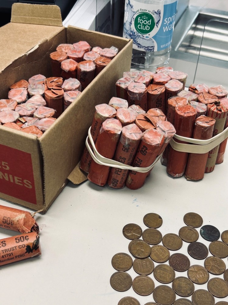 Unsearched Wheat Cents random dates & mints from 1908- 1958 