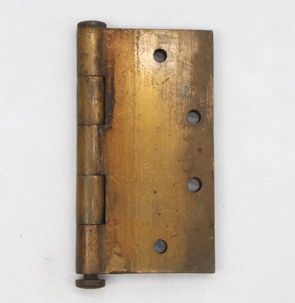Sargent Brass Plated Butt Door Hinge 4.5 x 4.5 in.
