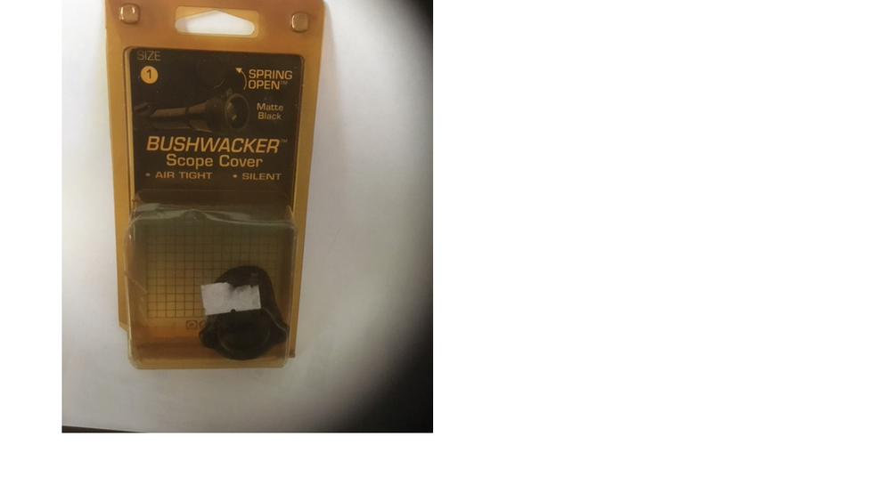 BUSHWACKER OPTICS COVER - SIZE 1 - SPRING OPEN OPERATION - NEW IN PACKAGE