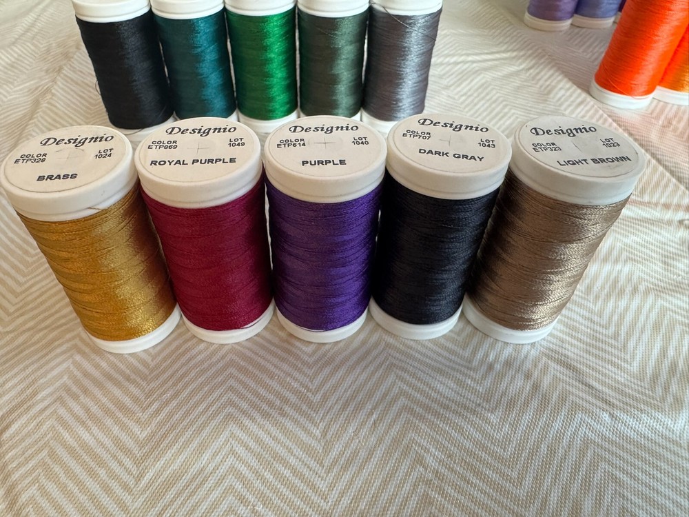 Designio Embroidery Thread, 50 Spools