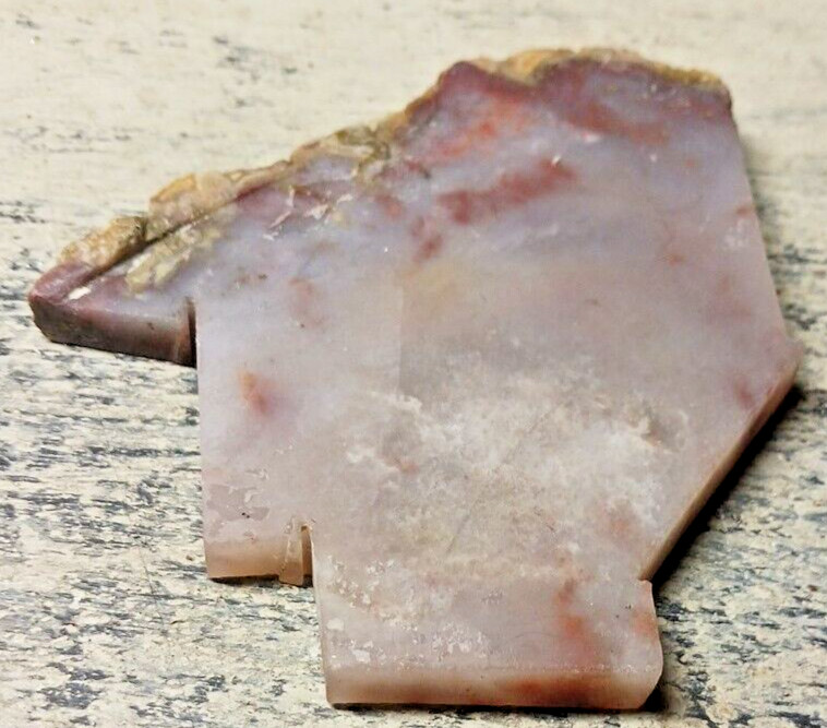 7 oz. Kentucky Agate Slab 2 Side Cut & Polished 4 1/2" x 4" x 1/2"