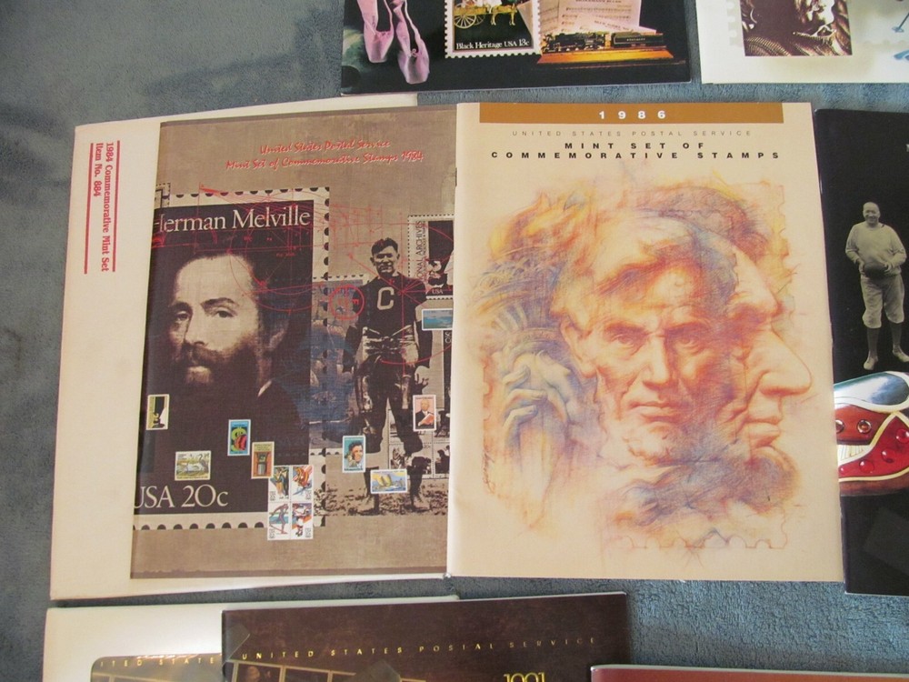 14 USPS Publications - Various Years from 1974 to 1991 - No Stamps, Just Books