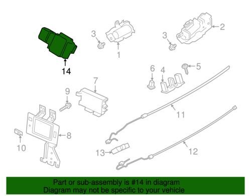 Genuine Ford Expedition 2018-2021 Rear Park Assist Camera JL1Z-19G490-C