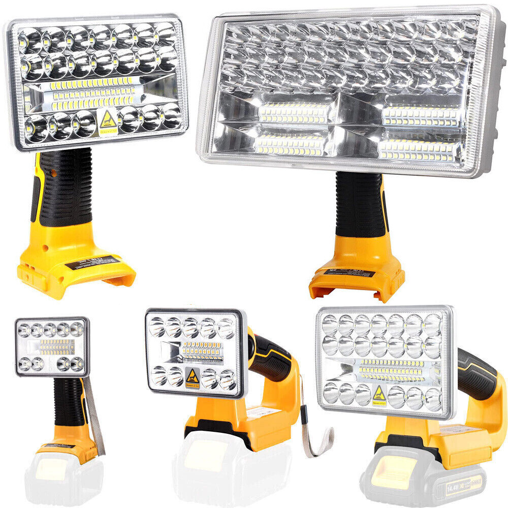 LED Work Light for DeWalt 20V MAX Li-Ion Battery Outdoor w/USB QC3.0 Output NEW