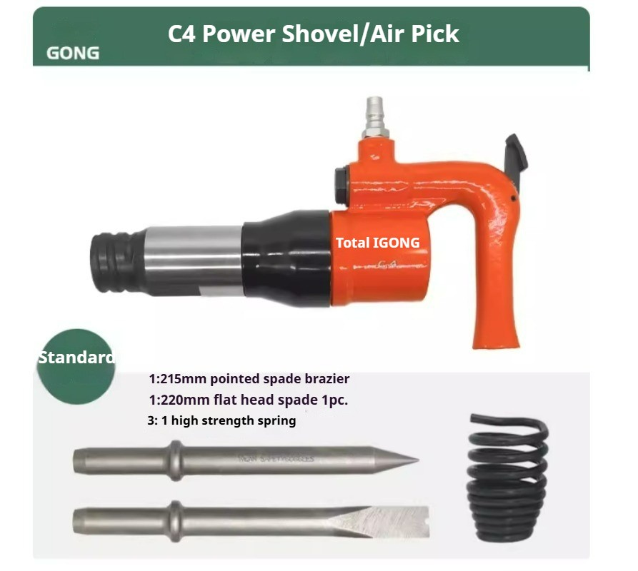 C4C6 Air Chisel Brake Pad Riveting Machine Riveting Hammer Pneumatic Tool