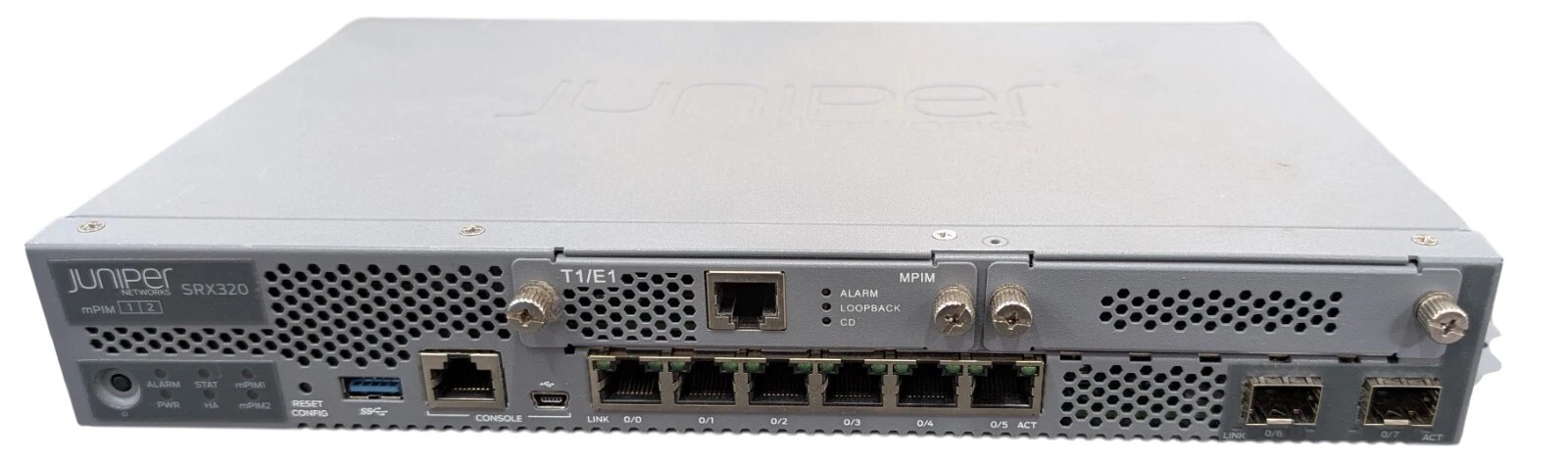 Juniper SRX320 8-Port Security Services Gateway Appliance