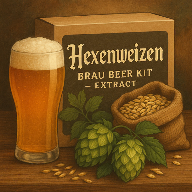 Label Peelers Hexenweizen Brau Beer Kit - Extract