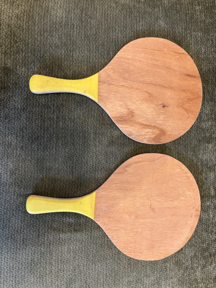 Franklin Wooden Paddleball Paddles~Solid