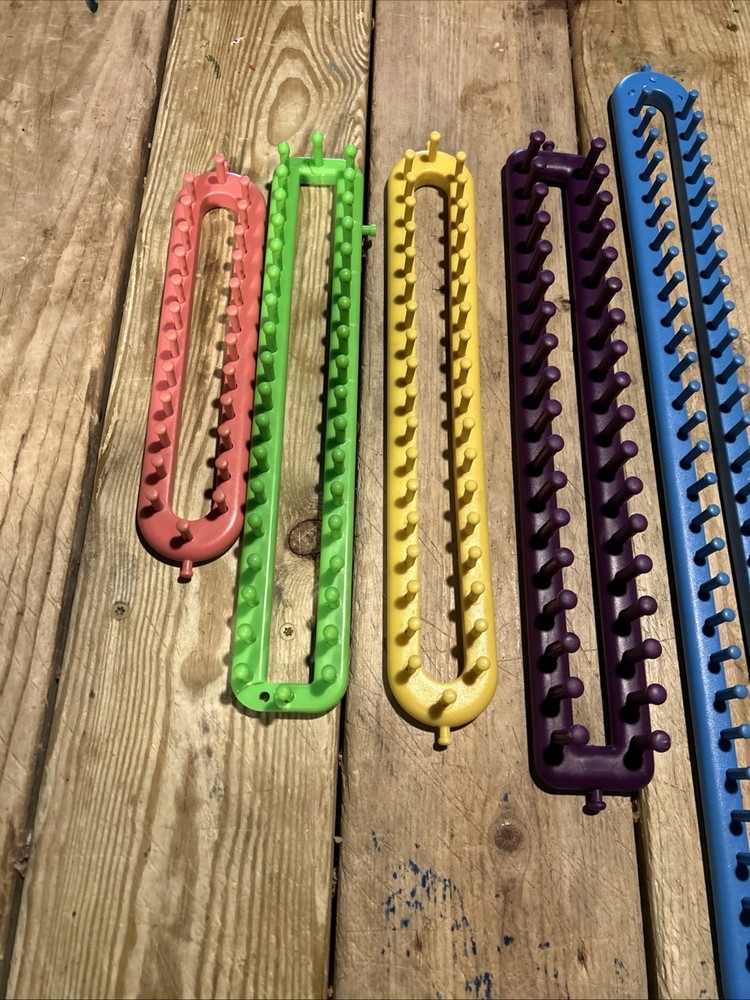 5 rectangle Knitting Looms 9.75” 13” 13.5” 15” 22”