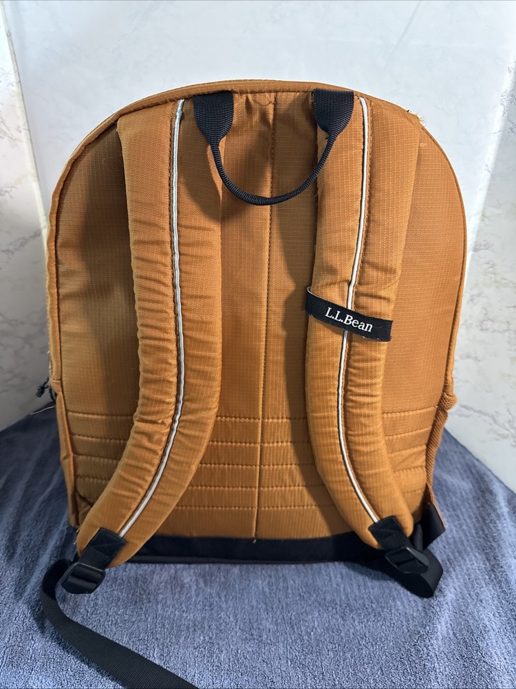 LL Bean School Mountain Classic Backpack 24L Rust Color. Gently Used