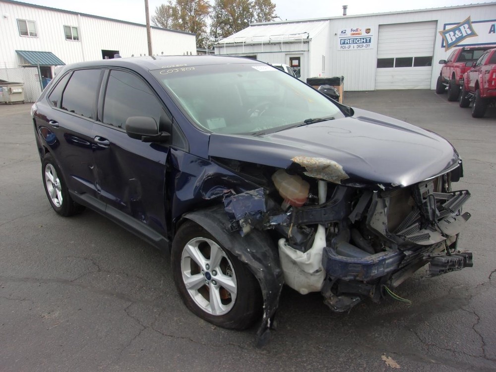 Used Steering Column fits: 2016 Ford Edge push button start manual tilt and tele