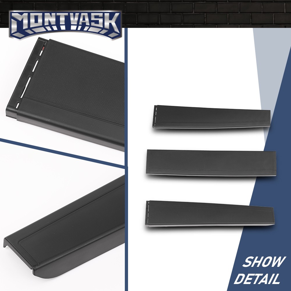 Fit For 2014-2018 Silverado Sierra Tailgate Molding Cap Top Protector Trim