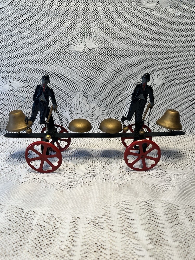 Watrous Double Bell Charlie Chaplin Pull Toy