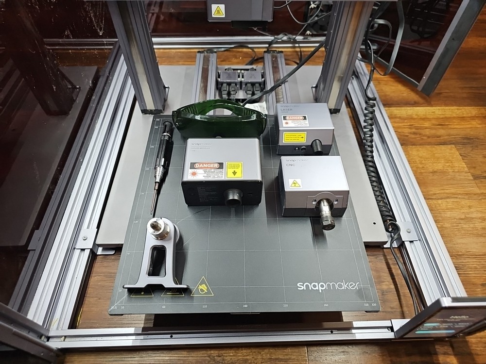 [Rotary & 10W Laser] Snapmaker 2.0 3-in-1 3D Printer A350 WITH Many Accessories!