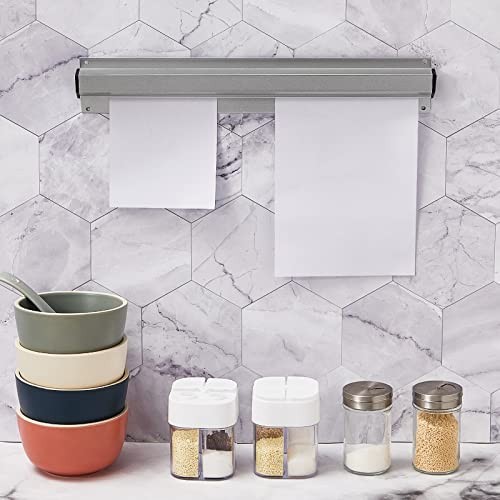 2 Pack Aluminum Restaurant Ticket Holder - Receipt Organizer Rack for Office, Ca