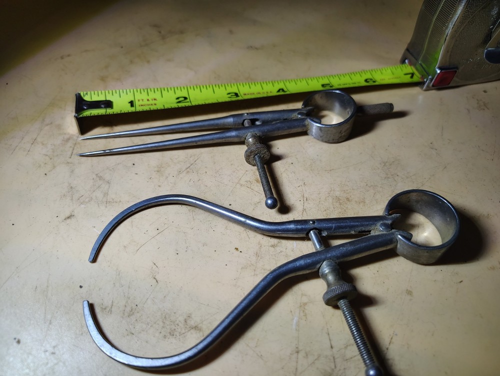 Vintage Brown & Sharp 4" Divider ,Sprig Caliber No.800,801 Round Legs