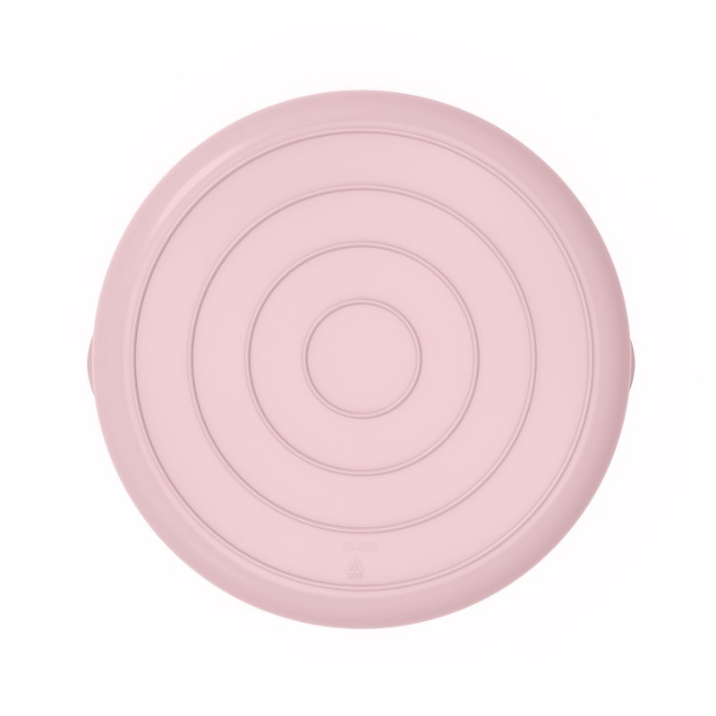 Flex Storage Bin Plastic Round Nested Stackable Belly Basket Home Organization