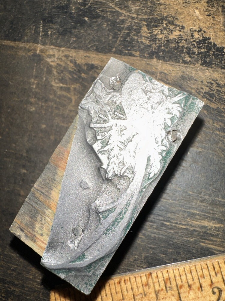 Print Block ( Bird & Flowers ) Lead Face