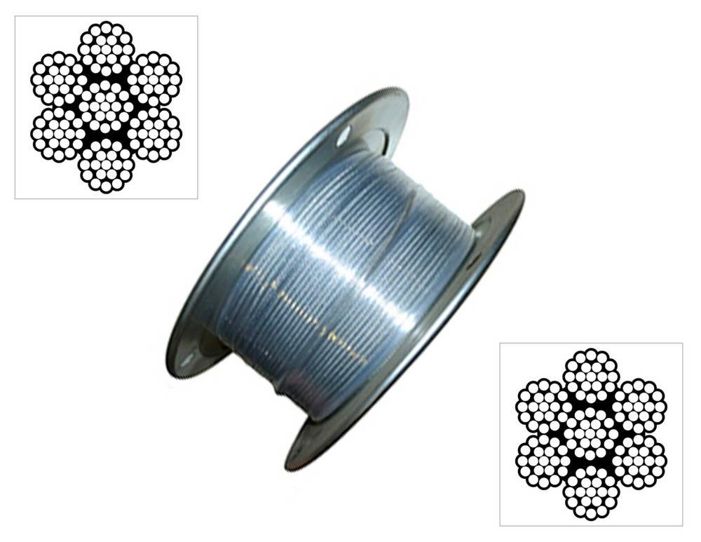 1/8" Stainless Cable Rail 500 FT Type 304 Marine Rigging Guide Wire 1,700 lbs