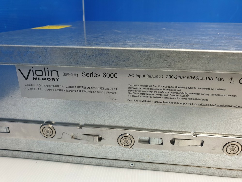 Violin Memory V6616-HA64-8XFC SLC Flash Memory Storage Array 800-0003-00 Rev 06