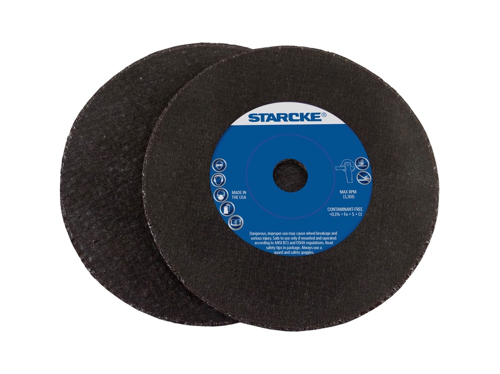Starcke Premium 3" x 3/16" x 3/8" Ceramic Cutoff Wheels (5 Pack)