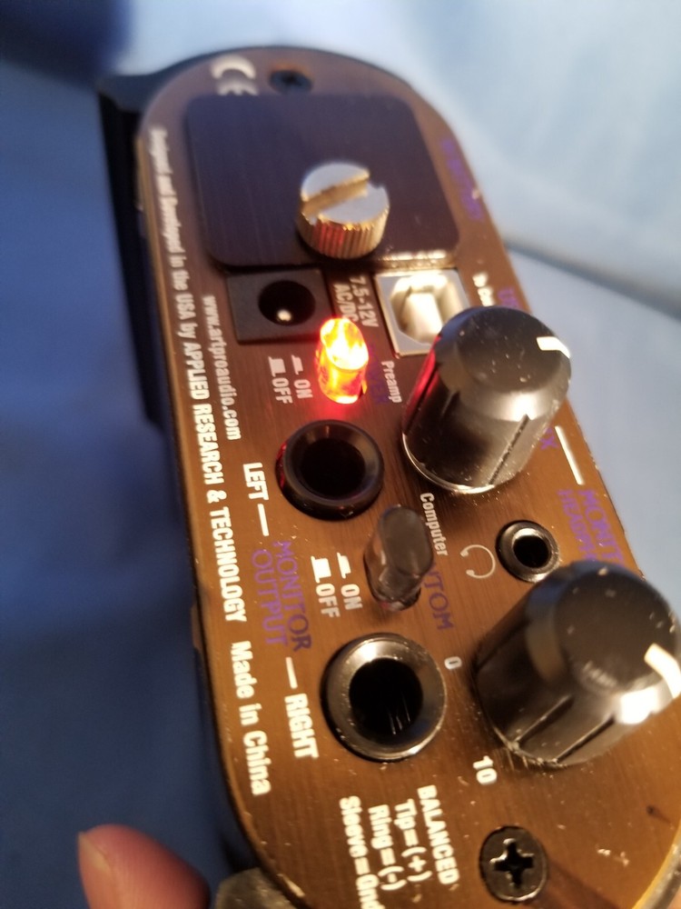 ART Project Series USB Dual Pre - 2-Channel Preamplifier PC Interface