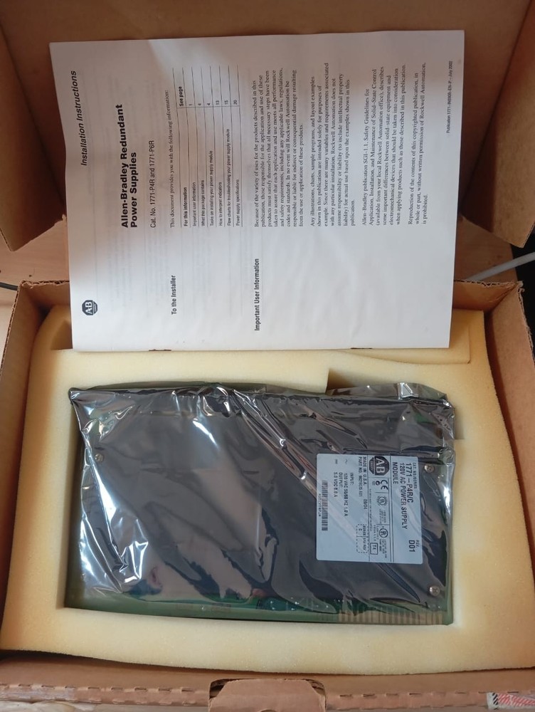 Allen-Bradley / 120V AC Power Supply Module / 1771-P4R/C / 96219075 A01