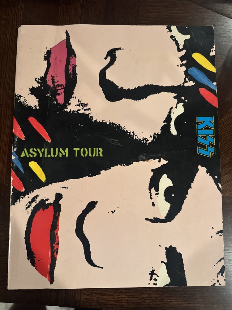 KISS Asylum World Tour 1985 Concert Program