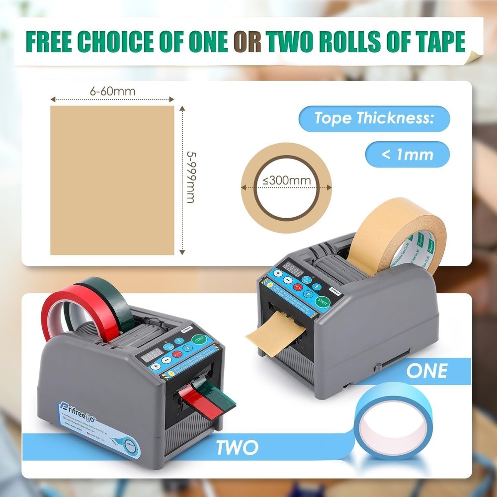 High-Efficiency Automatic Tape Dispenser - Safe & Easy Operation for Workspaces