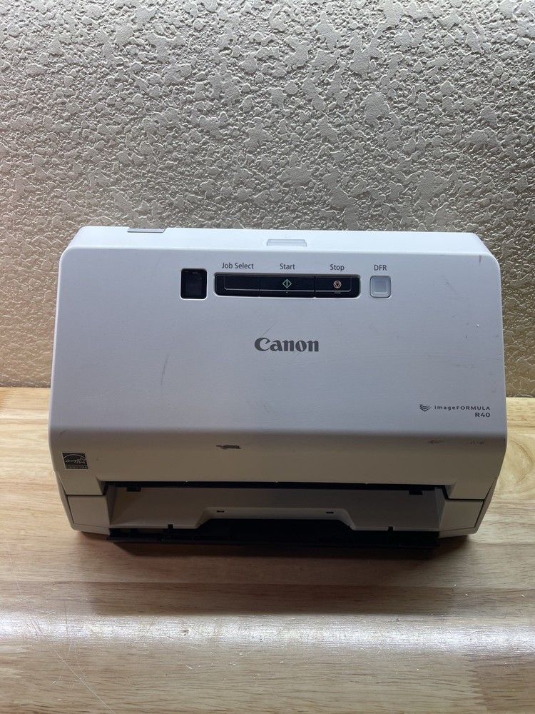 Canon imageFORMULA R40 Office Document Scanner No Power Cord