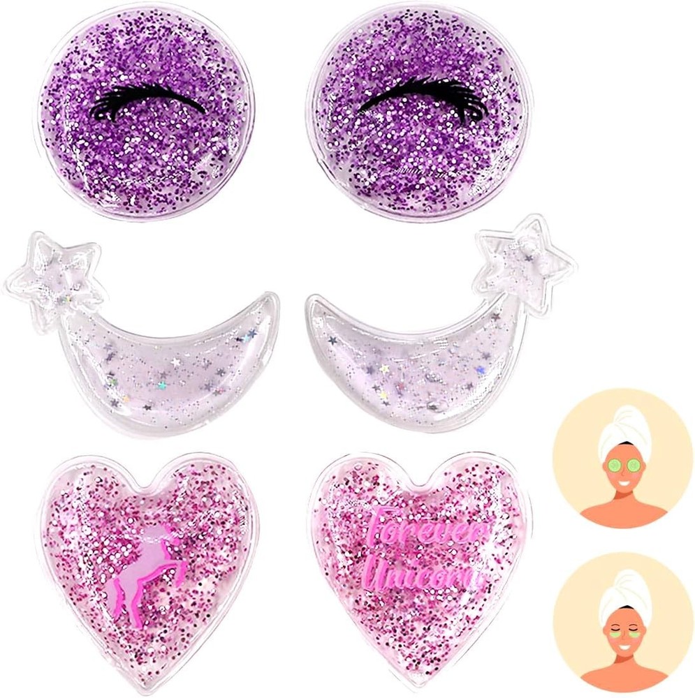 Gel Eye Ice Pack, Cooling Pad, Masks Hot ＆ Cold Treatment...