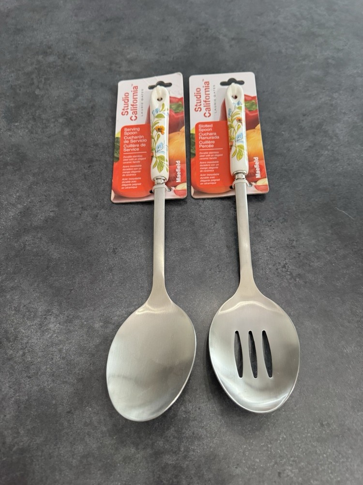 STUDIO CALIFORNIA LAURIE GATES LARGE SPOON SET