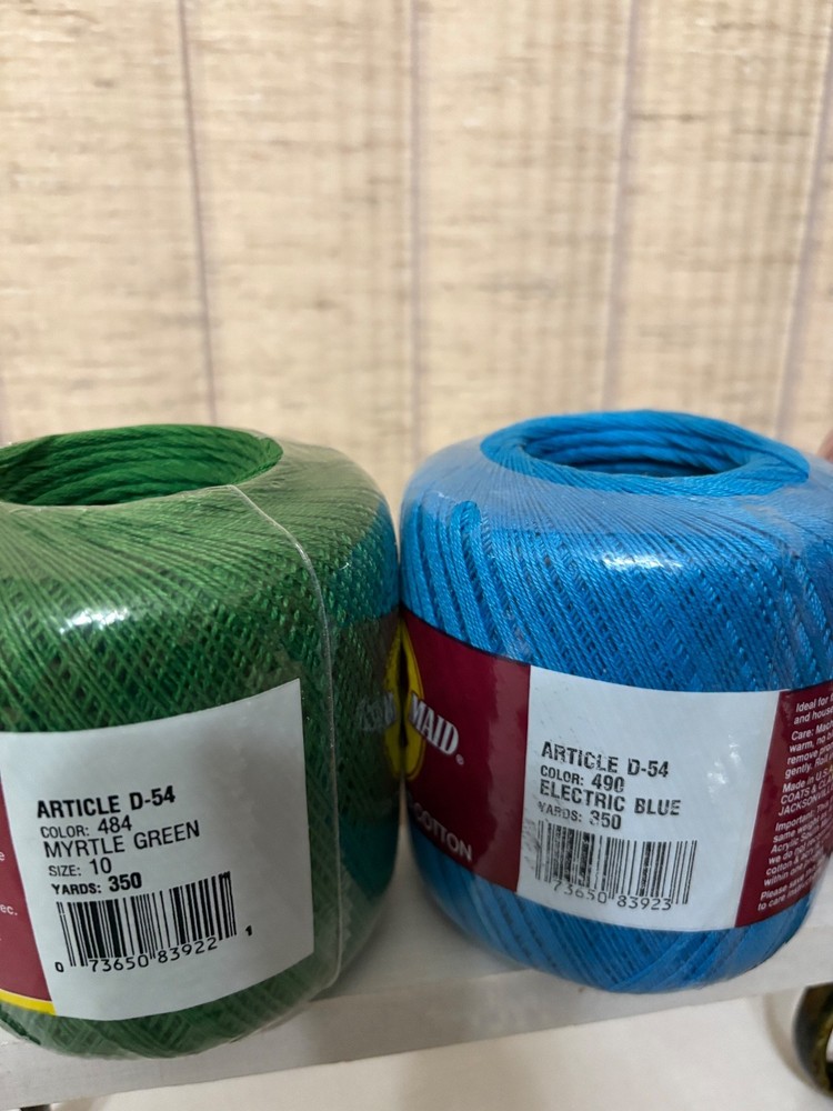 16 Spools of Variety Crochet Thread