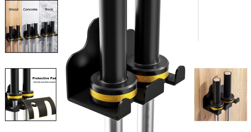 Multi-Purpose Barbell Hanger - Efficient Space Saver for Gym Equipment Storage