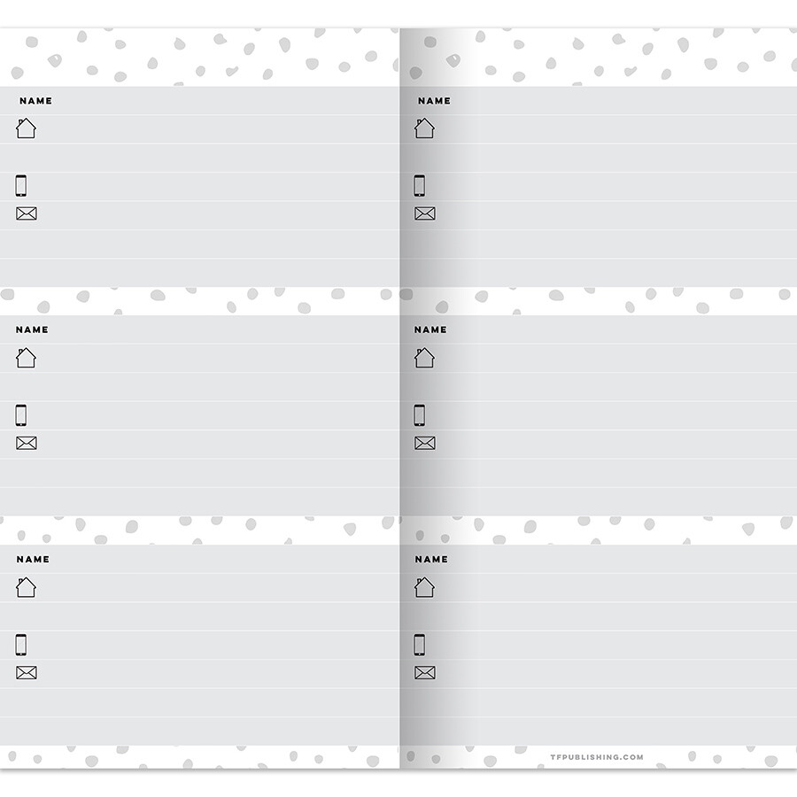 Cactus Address and Contacts Pocket Book