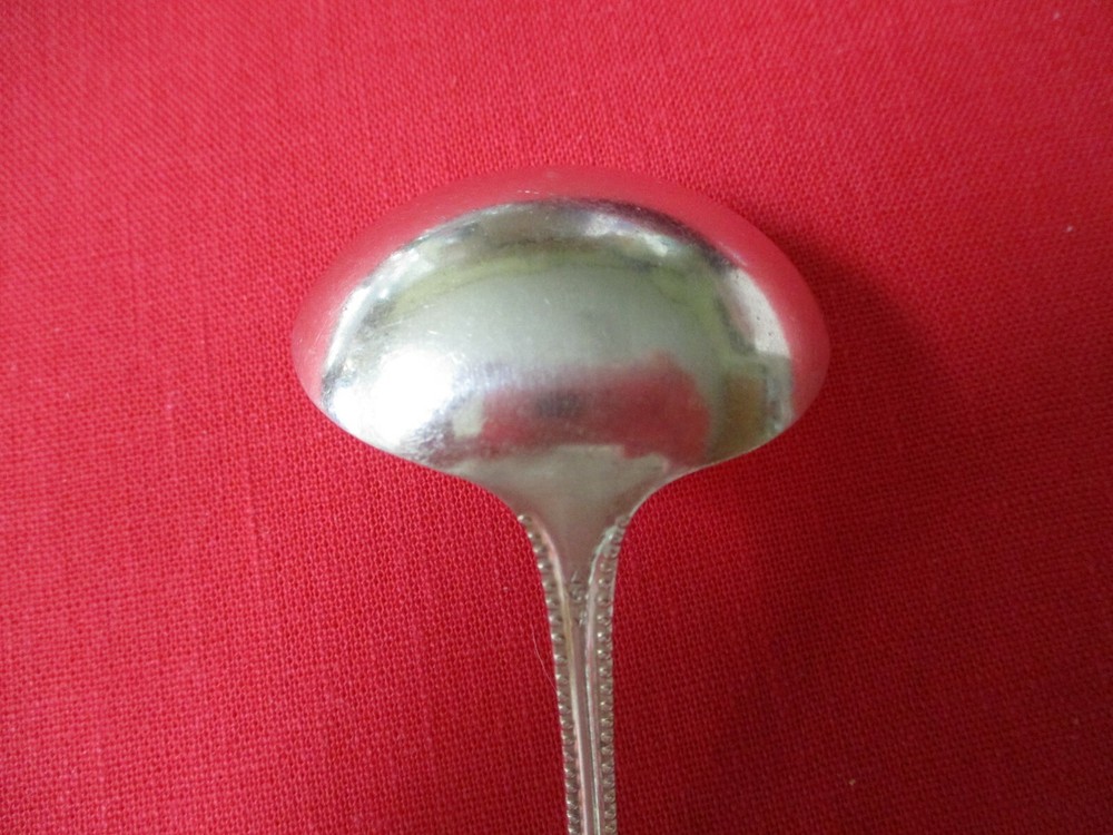 EEH Smith Silverplate Sauce Ladle, 1910 Rose Stk#P