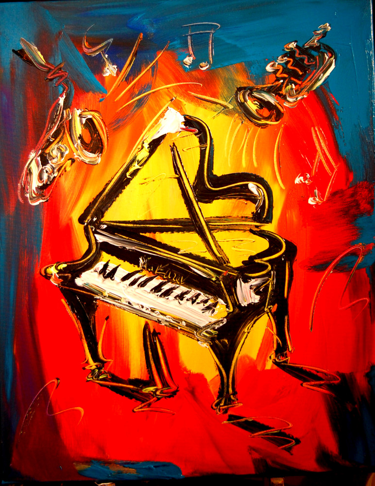 Original Oil Wall Art Paintings Stetched Canvas Impessionist Kazav .