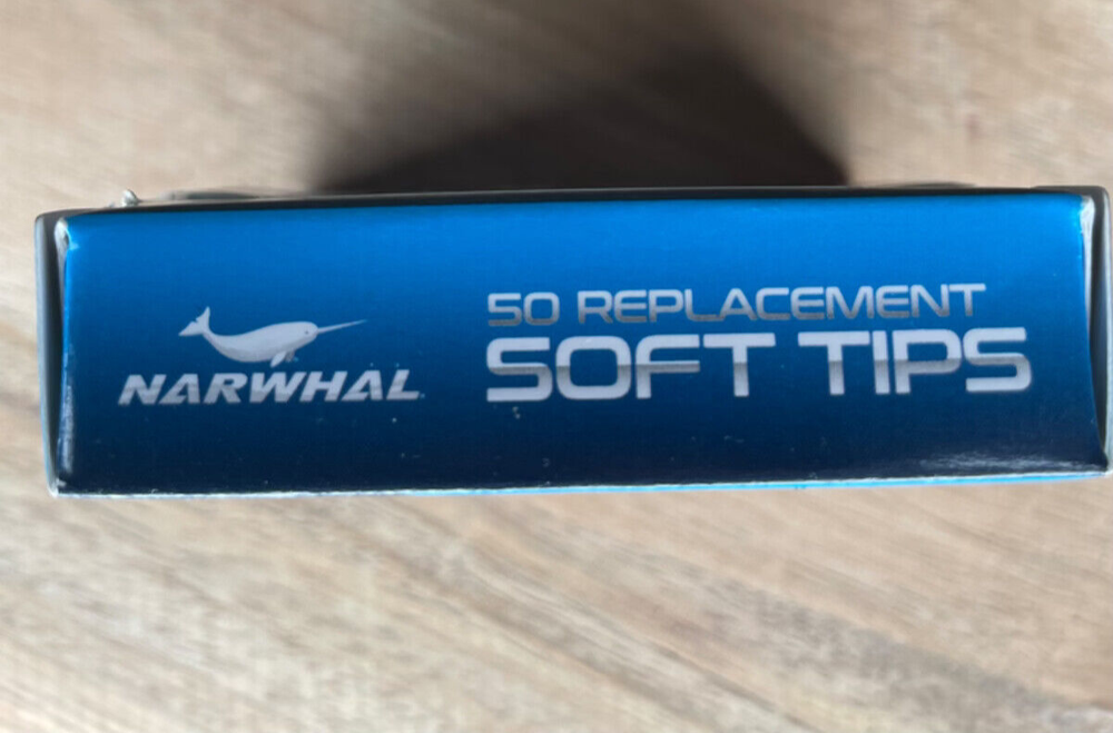Narwhal Soft Tips for Darts - 50 Count - New in Package