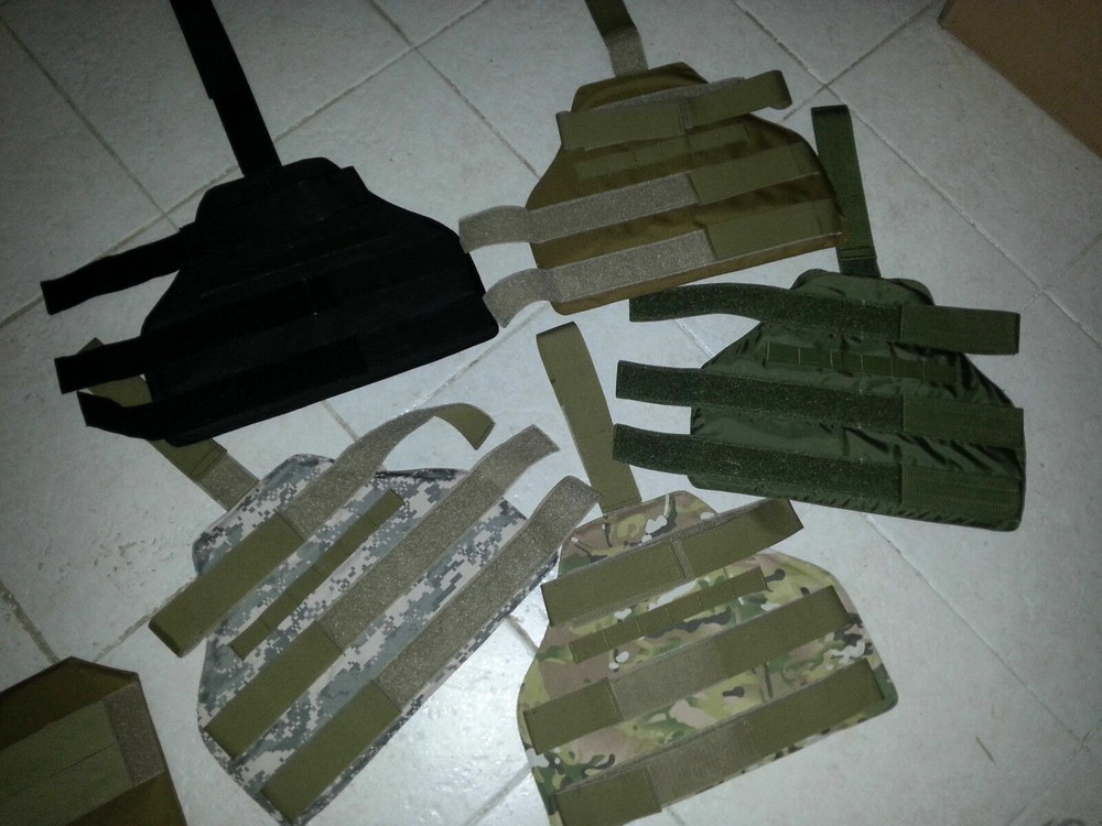 ballistic UPPER LEG body armor IIIA RARE NEW thigh armor GEN 2 (TAN)