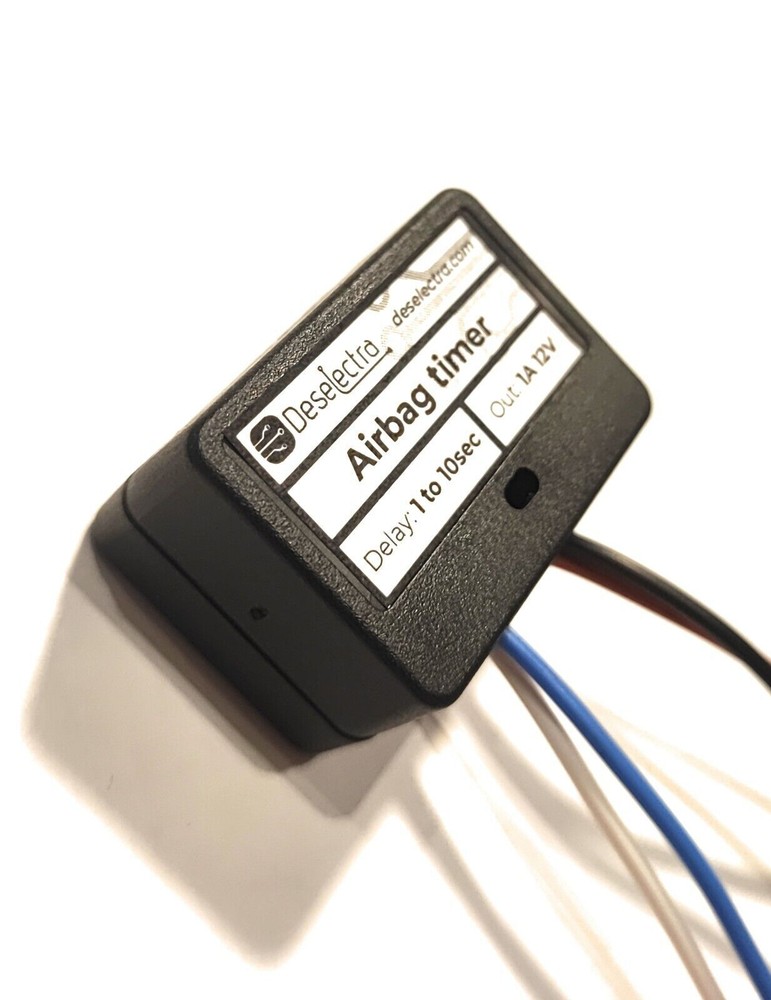 Car SRS airbag light timer switch time relay 1-10 sec kit delay off 12V 1A 12W