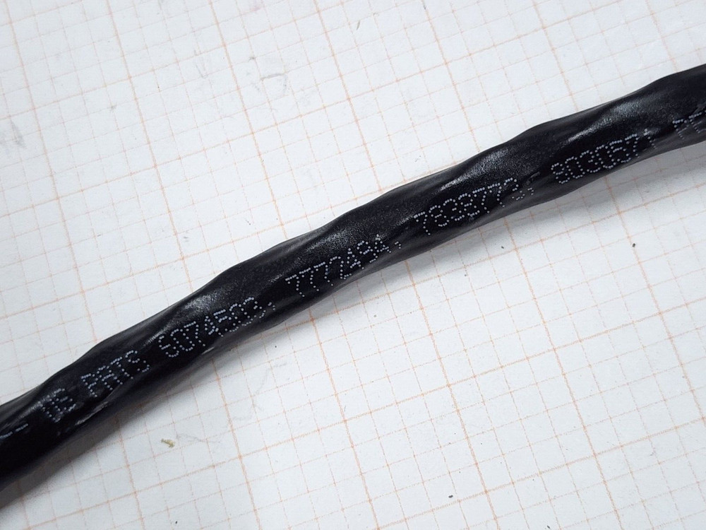 West Penn Wire 254246A 23/4P CAT6A UTP Network Cable Plenum 10G CMP Black /50ft