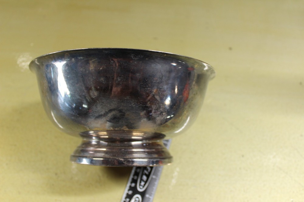 Vintage GORHAM Silver Plated Large 8” Footed Bowl YC780